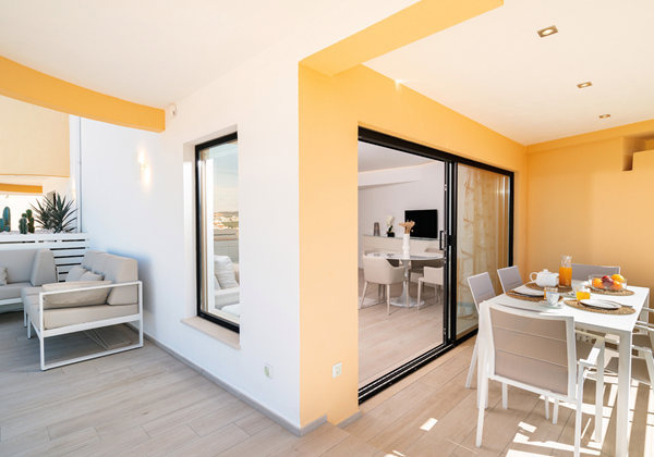 Algarve Vilamoura Luxury Holiday Apartment Marina Mar Bela Vista Rooftop Outdoor Area