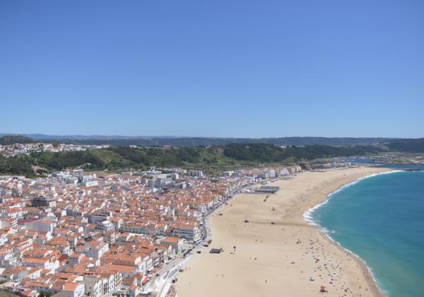 View Over Nazare Portugal