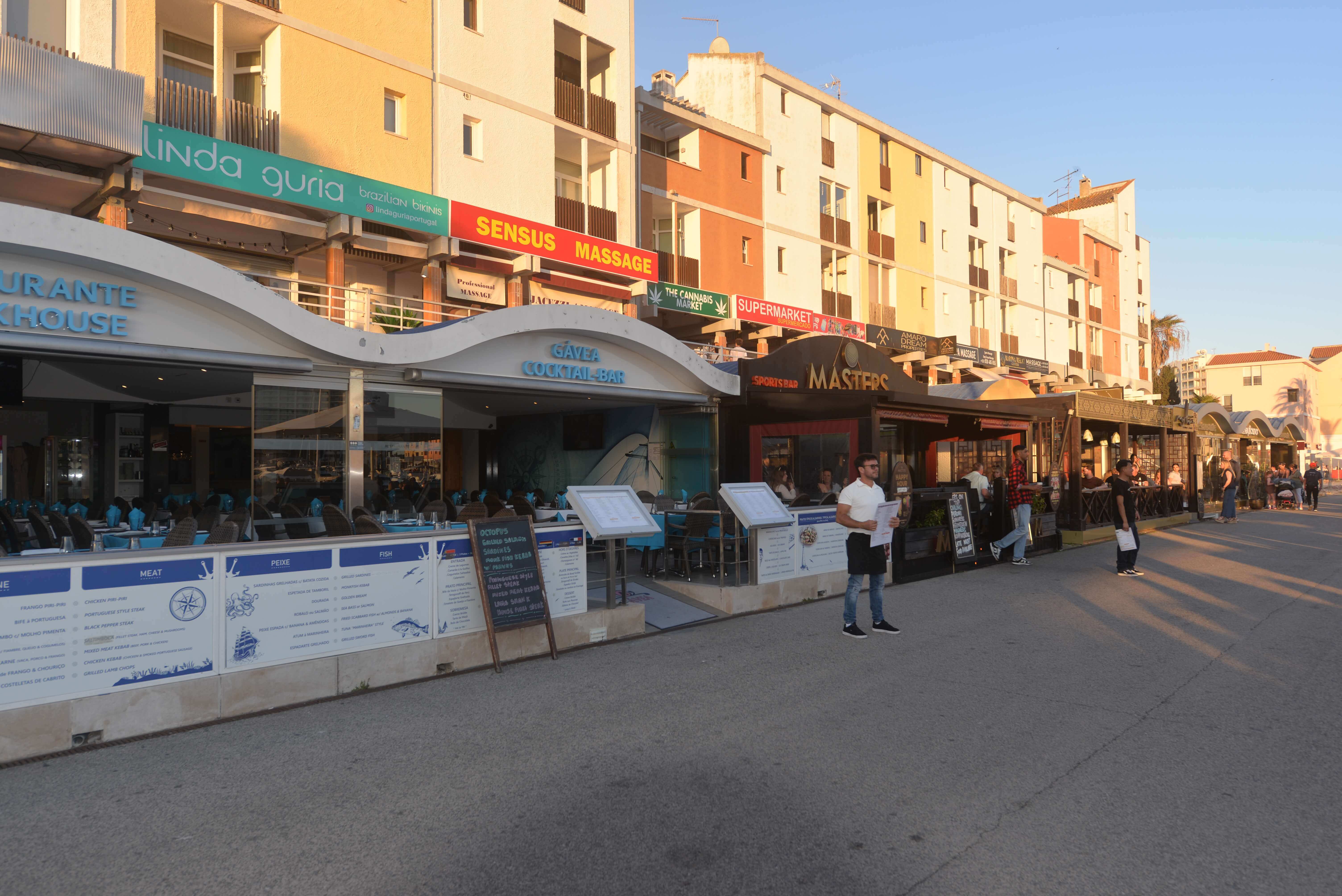 Vilamoura Marina Restaurants In The Evening 19