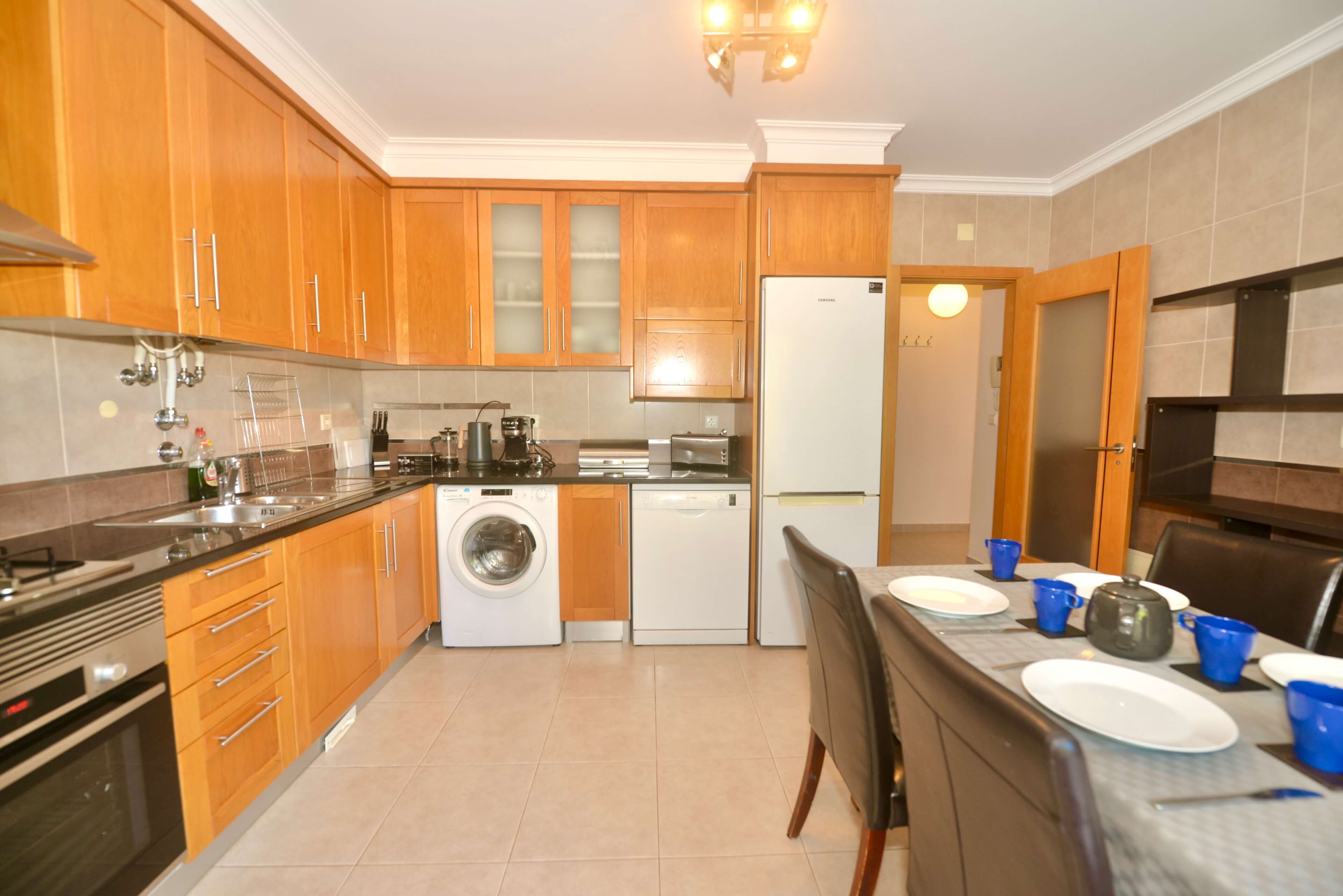 Kitchen In Clementine Apartment Holiday Rental In Nazare Silver Coast Portugal