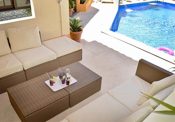 Seating Area Around The Pool