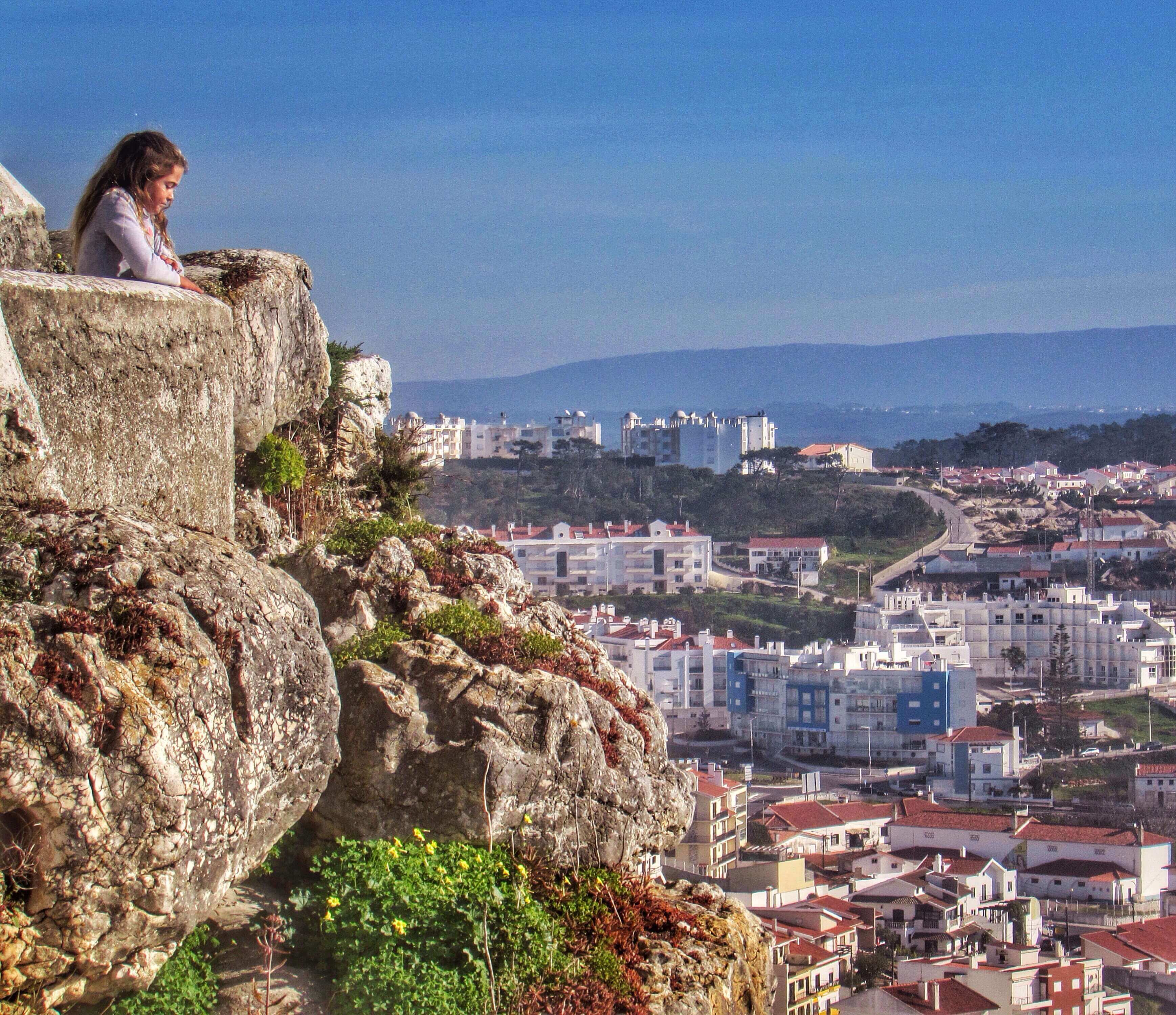 Birdseye View Of Beautiful Nazare