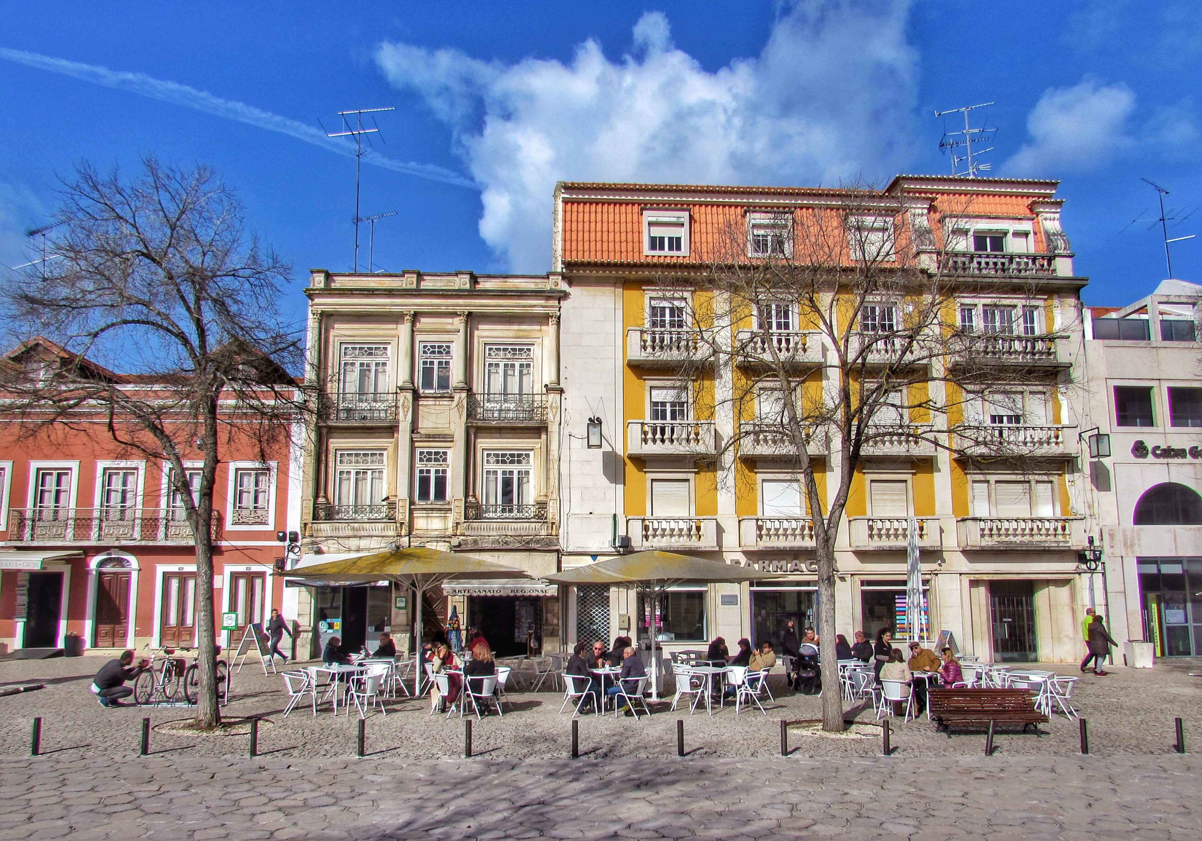 Perfect Spot For A Drink In The Main Square Of Alcobaca