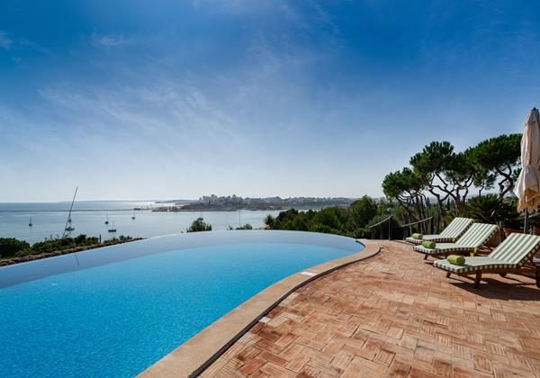 Infinity Pool In Luxury Holiday Villa