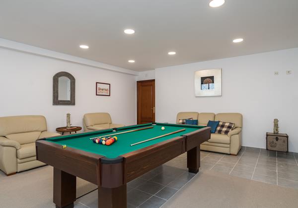 Pool Table In Private Games Room